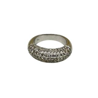 Bague or blanc et diamants