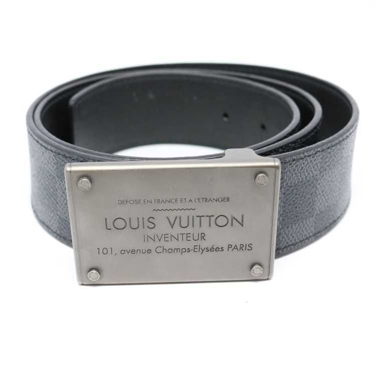 Ceinture En cuir Louis Vuitton Inventeur