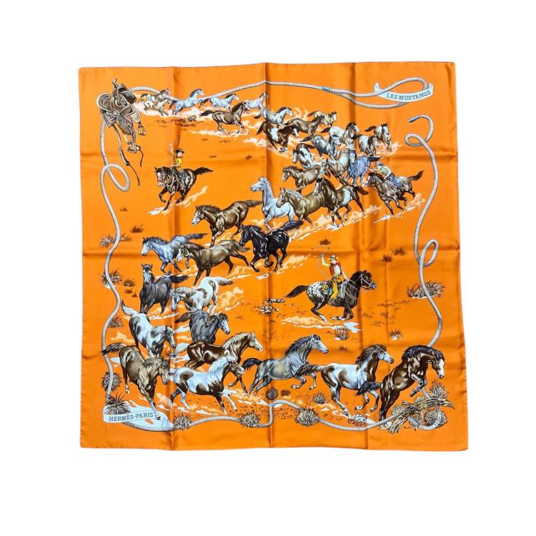 Carre Hermès les Mustangs