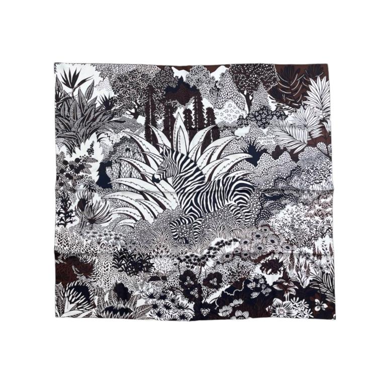 Foulard Hermès Montain Zèbre