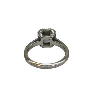 Bague or Blanc 18k 0.80 CTS