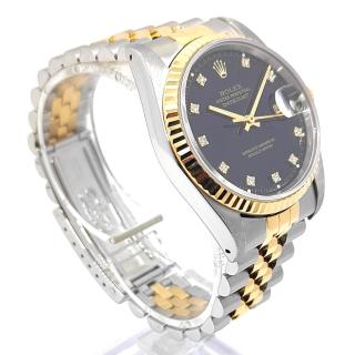 Rolex DateJust 36 Black Diamond Dial