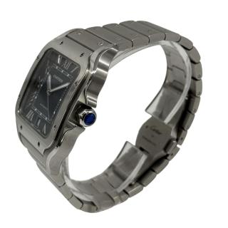 Cartier Santos Blue Dial Large