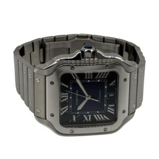 Cartier Santos Blue Dial Large