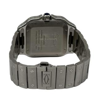 Cartier Santos Blue Dial Large