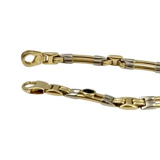 Bracelet Or Jaune Et Blanc