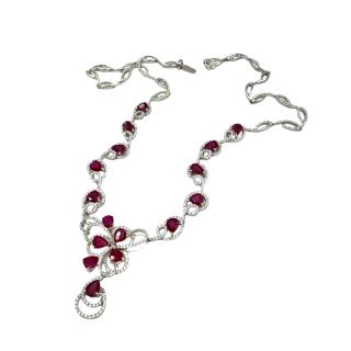 Collier Or Blanc 18K