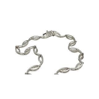 Collier Or Blanc 18K