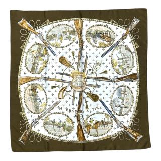 Foulard Hermès La chasse à tir