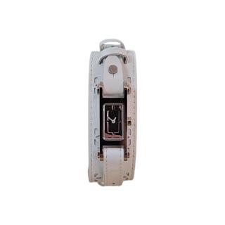 Christian Dior White Leather Strap