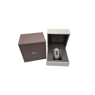 Christian Dior White Leather Strap
