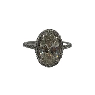 Bague Or Blanc 2.01 Carats
