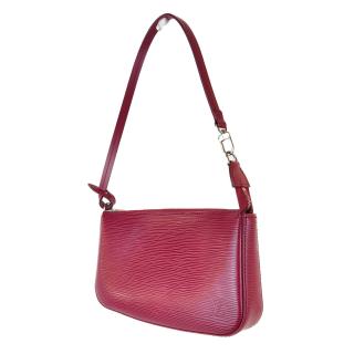 Pochette Louis Vuitton Épi Cerise