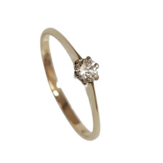 Bague Solitaire Or 18k Diamant