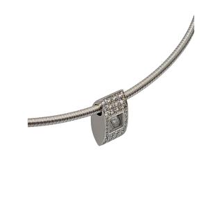 Collier Chopard Happy Diamonds Or blanc 18 Ct et Diamants