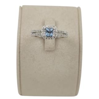 Bague Glamira Or 18K Aigue-Marine