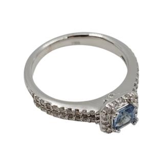 Bague Glamira Or 18K Aigue-Marine