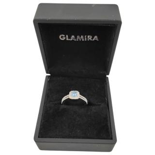 Bague Glamira Or 18K Aigue-Marine