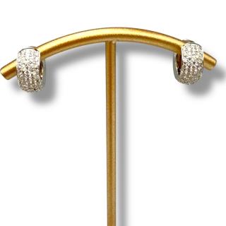 Boucles D'Oreilles Or Blanc