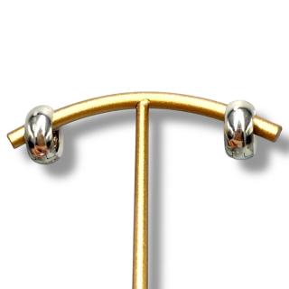Boucles D'Oreilles Or Blanc & Diamants