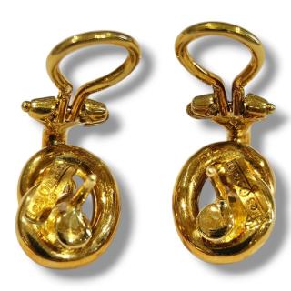 Boucles D'oreilles à Clip Or 18CT & Diamants
