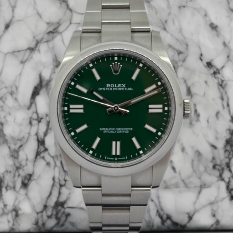 Rolex Oyster Perpetual 41 Green Dial