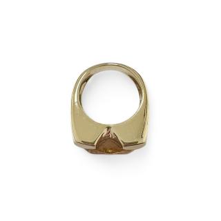Bague Or jaune et Citrine