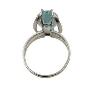 Bague Or 18K Aigue Marine