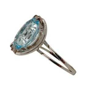 Bague Or 18K Aigue Marine