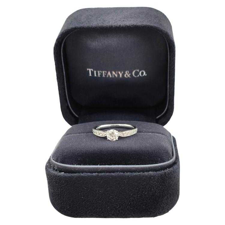 Bague Tiffany&Co Platine et Diamants