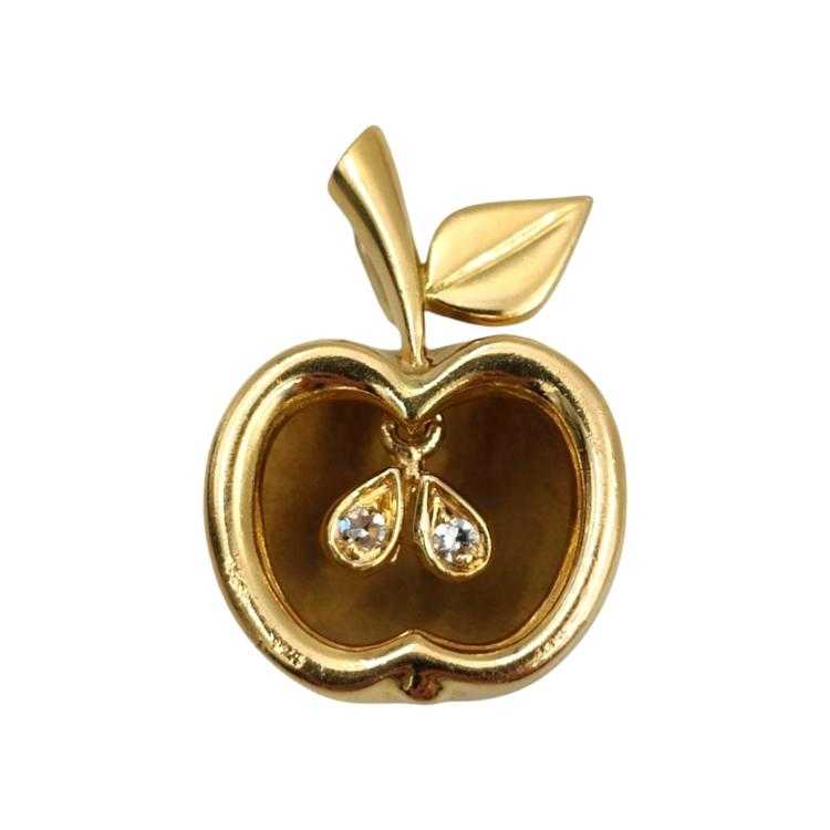 Pendentif Or 18 Ct Diamants