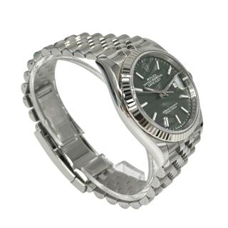 Rolex Datejust Palm Green