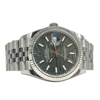 Rolex Datejust Palm Green