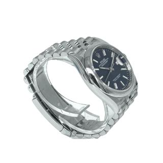 DateJust Blau Riffelmuster