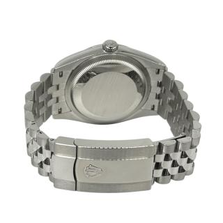 DateJust Blau Riffelmuster