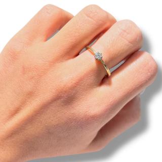 Bague Solitaire Or 18CT