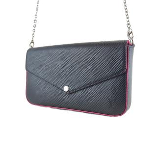 Pochette Louis Vuitton Felicie Épi noir
