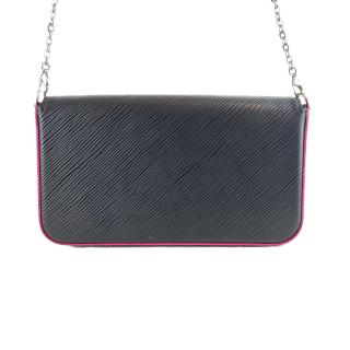 Pochette Louis Vuitton Felicie Épi noir