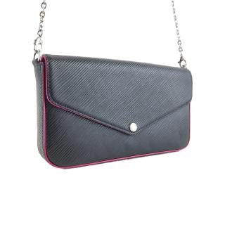 Pochette Louis Vuitton Felicie Épi noir