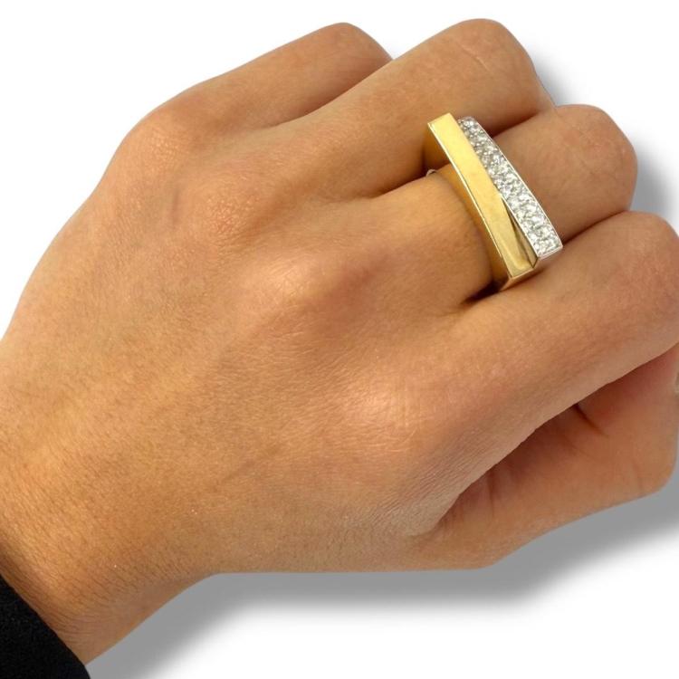 Bague Or 18Ct & Diamants