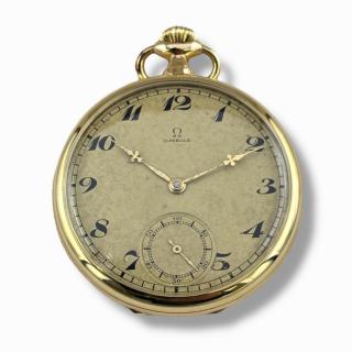 Montre à gousset Omega Lépine Or 18 carats