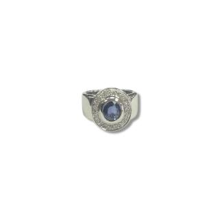 Bague or blanc 14ct