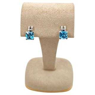 Boucles d'Oreilles Or 18Ct&Topazes