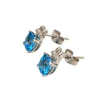 Boucles d'Oreilles Or 18Ct&Topazes