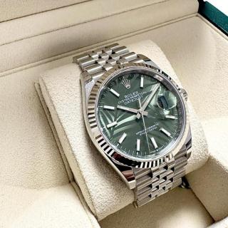 Rolex Datejust Palm Green