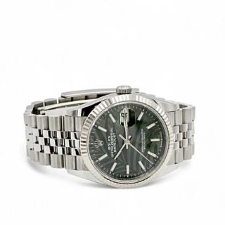 Rolex Datejust Palm Green