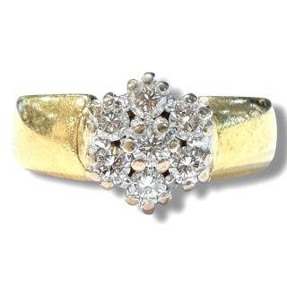 Bague Or 18Ct & Diamants