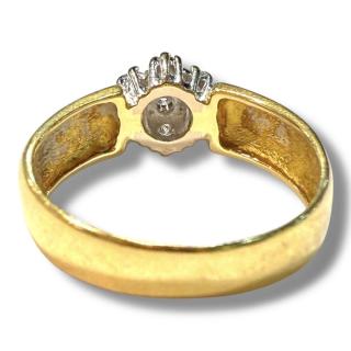 Bague Or 18Ct & Diamants