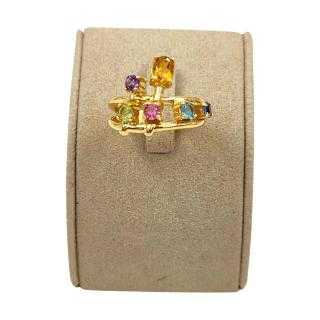 Bague Or 18 Ct & Pierres Précieuses