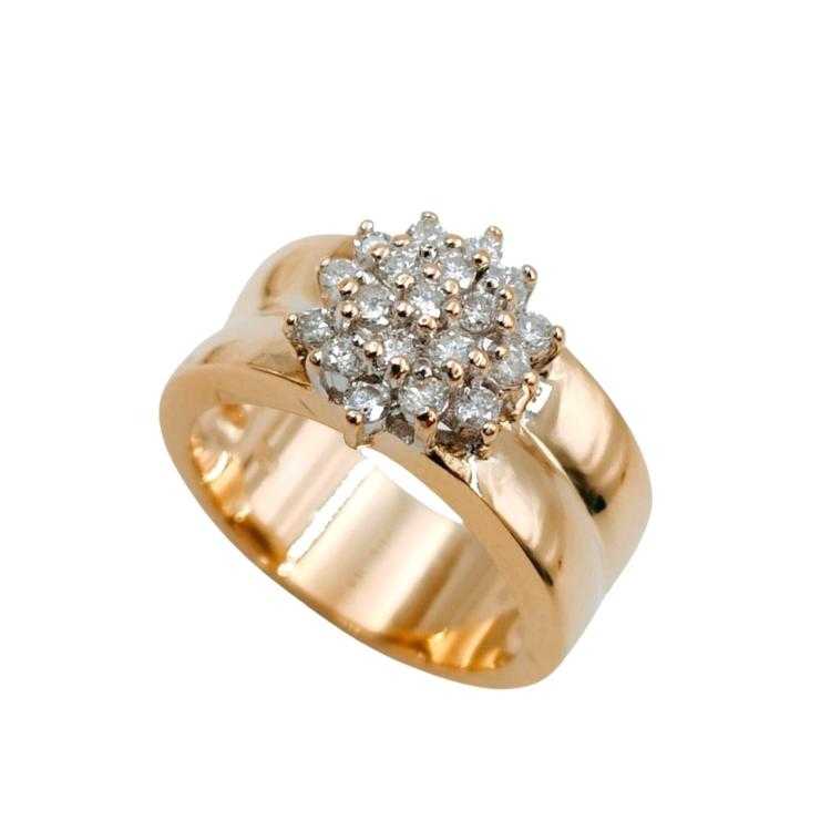 Bague Or 18 Ct & Diamants
